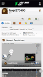 Mobile Screenshot of foxpl270400.deviantart.com