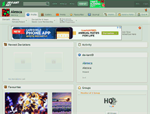 Tablet Screenshot of alessca.deviantart.com