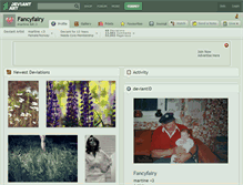 Tablet Screenshot of fancyfairy.deviantart.com