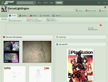 Tablet Screenshot of eternallightengine.deviantart.com