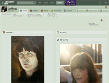 Tablet Screenshot of lydibug.deviantart.com