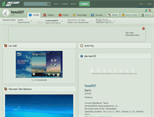 Tablet Screenshot of hoss007.deviantart.com