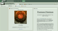 Desktop Screenshot of premiumpokemon.deviantart.com