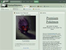 Tablet Screenshot of premiumpokemon.deviantart.com