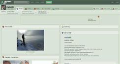 Desktop Screenshot of mallaith.deviantart.com