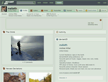 Tablet Screenshot of mallaith.deviantart.com