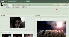 Desktop Screenshot of krmn.deviantart.com