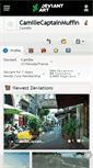 Mobile Screenshot of camillecaptainmuffin.deviantart.com