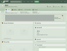 Tablet Screenshot of jkjj.deviantart.com