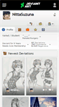 Mobile Screenshot of nittasuzuna.deviantart.com