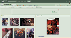 Desktop Screenshot of crimsondead.deviantart.com