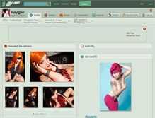 Tablet Screenshot of maygpie.deviantart.com