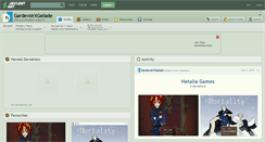 Desktop Screenshot of gardevoirxgallade.deviantart.com