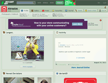Tablet Screenshot of akreatos.deviantart.com