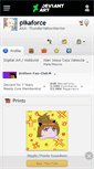 Mobile Screenshot of pikaforce.deviantart.com