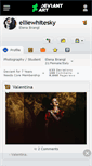 Mobile Screenshot of elliewhitesky.deviantart.com