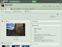 Tablet Screenshot of mixed--tape.deviantart.com