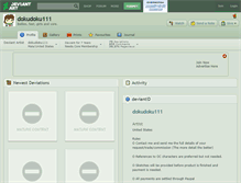 Tablet Screenshot of dokudoku111.deviantart.com