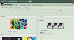 Desktop Screenshot of genuinerebel.deviantart.com