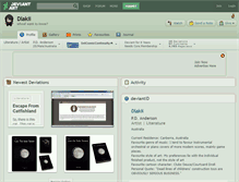 Tablet Screenshot of dlakii.deviantart.com
