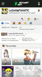 Mobile Screenshot of lozeldafanatic.deviantart.com