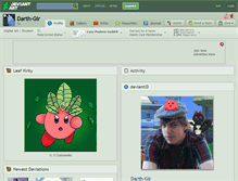 Tablet Screenshot of darth-gir.deviantart.com