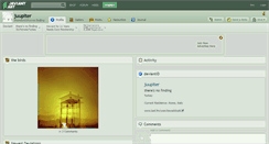 Desktop Screenshot of juupiter.deviantart.com
