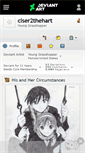 Mobile Screenshot of clser2thehart.deviantart.com