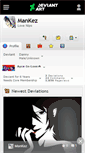 Mobile Screenshot of mankez.deviantart.com