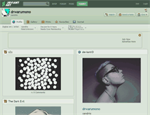 Tablet Screenshot of drwarumono.deviantart.com
