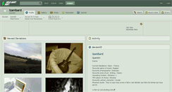 Desktop Screenshot of izambard.deviantart.com
