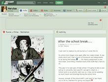 Tablet Screenshot of narutaa.deviantart.com