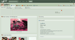 Desktop Screenshot of lucifer-a.deviantart.com