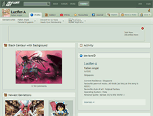 Tablet Screenshot of lucifer-a.deviantart.com