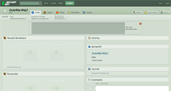 Desktop Screenshot of ocarina-wolf.deviantart.com