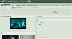 Desktop Screenshot of kaysan666.deviantart.com