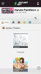 Mobile Screenshot of naruto-families.deviantart.com