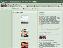 Tablet Screenshot of naruto-families.deviantart.com