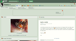 Desktop Screenshot of phoenix--x.deviantart.com