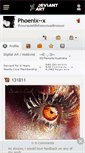 Mobile Screenshot of phoenix--x.deviantart.com