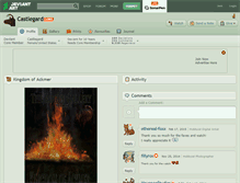 Tablet Screenshot of castlegard.deviantart.com