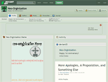 Tablet Screenshot of neo-orginization.deviantart.com