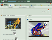 Tablet Screenshot of kalexshi.deviantart.com