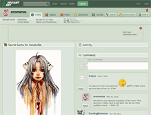 Tablet Screenshot of eromenos.deviantart.com