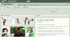 Desktop Screenshot of chaosthedawn.deviantart.com