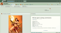Desktop Screenshot of maxcsilver.deviantart.com