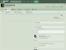 Tablet Screenshot of elchavodelocio.deviantart.com