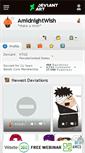 Mobile Screenshot of amidnightwish.deviantart.com