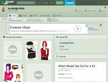 Tablet Screenshot of amidnightwish.deviantart.com