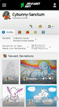 Mobile Screenshot of cybunny-sanctum.deviantart.com